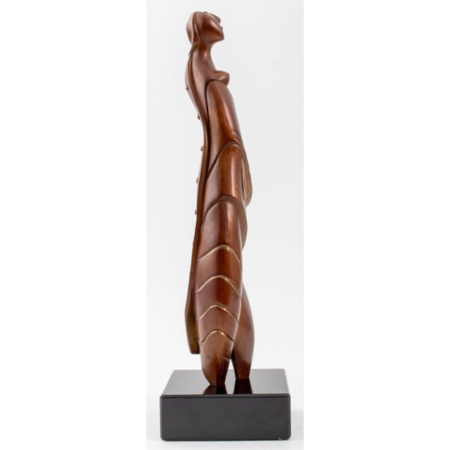 1990s Ronald K. Parker "Love" Bronze Sculpture, 1999 For Sale - Image 5 of 9