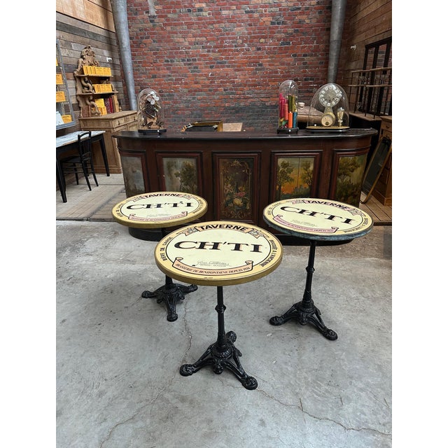 "ch'ti" Bistro Tables, Set of 3 For Sale - Image 14 of 14