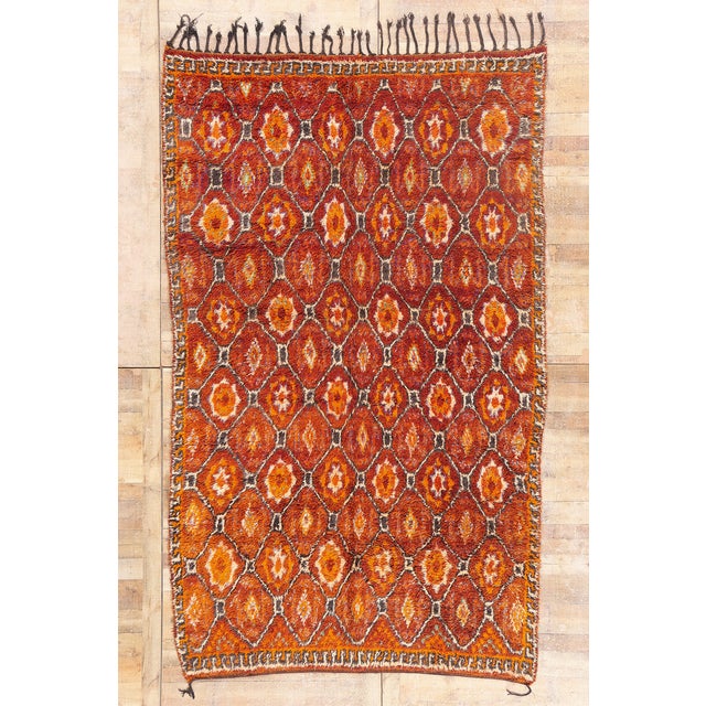 Vintage Beni M'Guild Moroccan Rug, 06'10 X 11'03 For Sale - Image 10 of 10