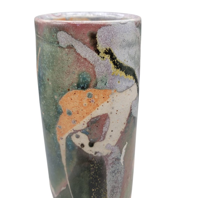 Late 20th Century Don Curreri Art Pottery Vase For Sale - Image 4 of 15