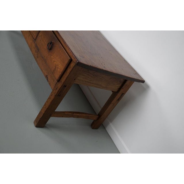 Spanish 18th Century Farmhouse Coffee Table in Chestnut For Sale - Image 5 of 16