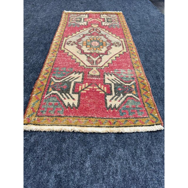 Turkish Yastik Rug 1'7" x 3'7" #23956 Explore a curated collection of hallway runners, wool rugs, and handmade...