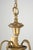 English Restored Vintage Colonial Five Arm Brass Chandelier For Sale - Image 3 of 7