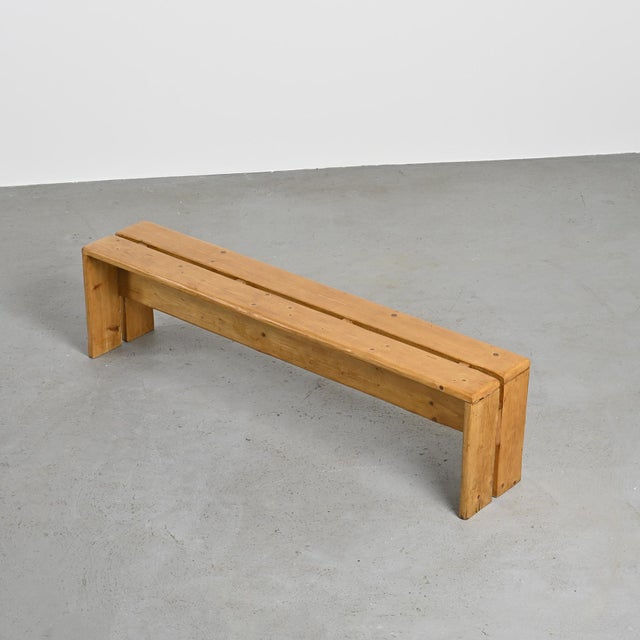 Pine Bench from Les Arcs, France, 1973 For Sale - Image 11 of 11