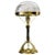 Art Nouveau Table Lamp with Original Cut Glass, 1900s For Sale