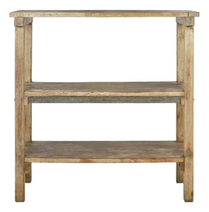 Three-Tier Solid Wood Shelf