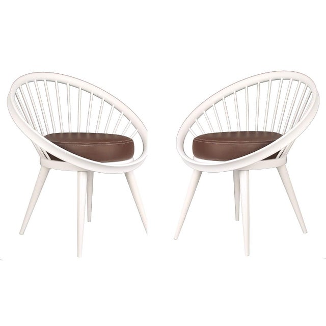 Vintage Ellipse Armchairs from Swedese, Set of 2 For Sale - Image 13 of 13