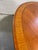 Wood Large Oval Mahogany Tilt-Top Table For Sale - Image 7 of 9