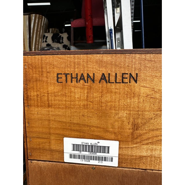 1990s Ethan Allen Legacy Double Arched Bookcase For Sale In Detroit - Image 6 of 9