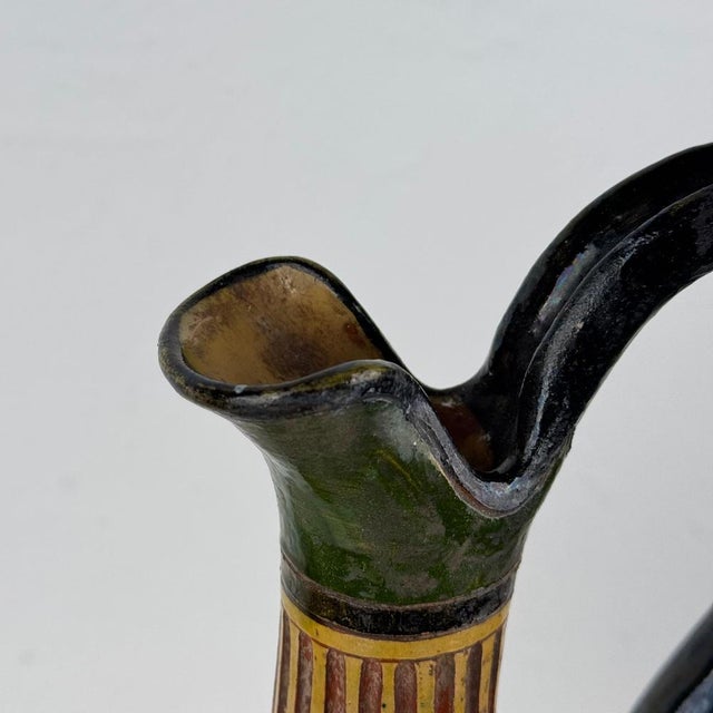 Large Vintage Art Deco Decorative Ceramic Jug, 1920s For Sale - Image 6 of 18