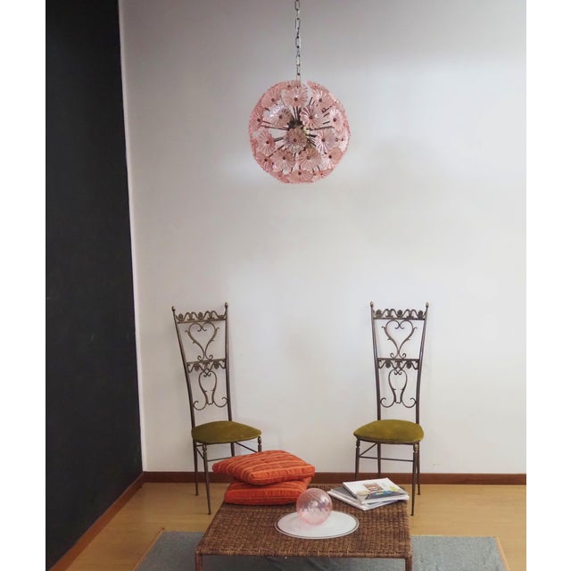 Vintage Italian Sputnik Crystal Chandelier, 1990s For Sale - Image 11 of 12