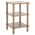Dilyn Bobbin 3 Shelf Accent Table in Desert Brown For Sale In Philadelphia - Image 6 of 7