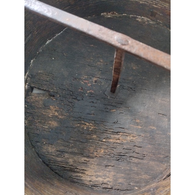 Brown Rustic Antique Bentwood & Iron Grain & Dry Goods Measure For Sale - Image 8 of 13