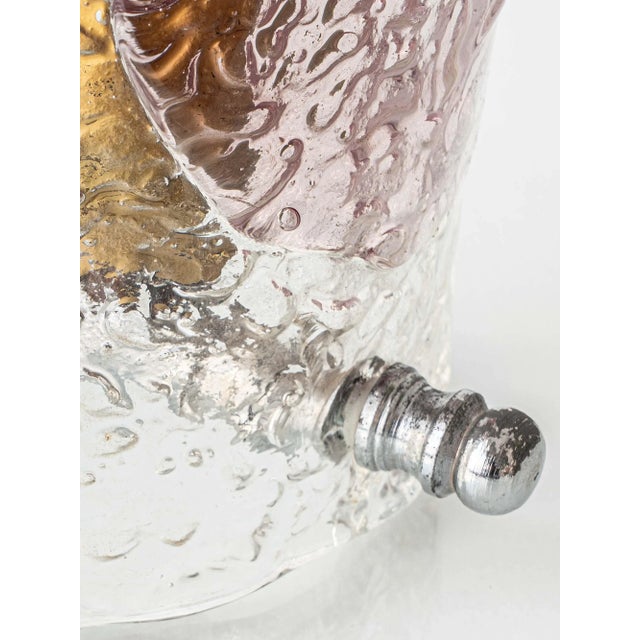 Sculptural Hand-Blown Glass Table Lamp in the style of Murano, 1970s For Sale - Image 11 of 14