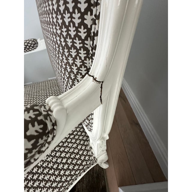 Antique Chair and Foot Stool For Sale - Image 12 of 12