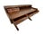 Chestnut Early 20th Century Victorian Solid Pine Writing Desk With Hutch For Sale - Image 8 of 17