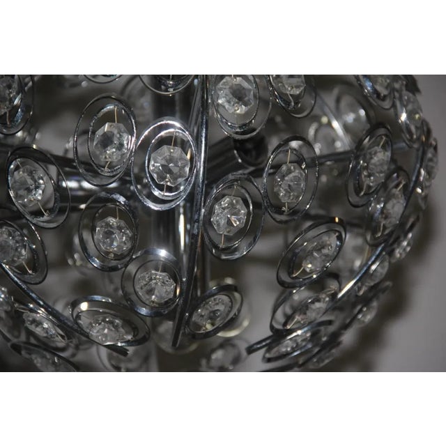 Crystal Pendants by Gaetano Sciolari, 1970s, Set of 2 For Sale - Image 6 of 12