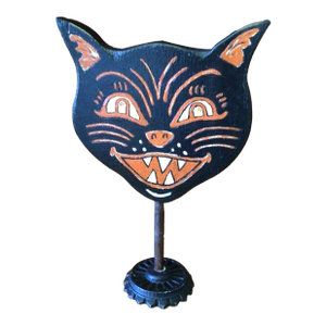 Victorian Folk Art Inspired Halloween Cat