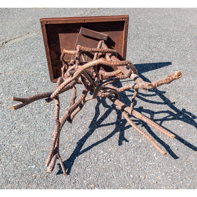 19th Century Rustic American Folk Art Adirondack Style Branch Table For Sale - Image 10 of 11