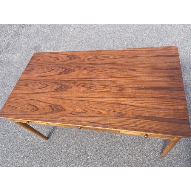Oak Desk by Hans Wegner for Andreas Tuck, Denmark, 1953 For Sale - Image 3 of 11