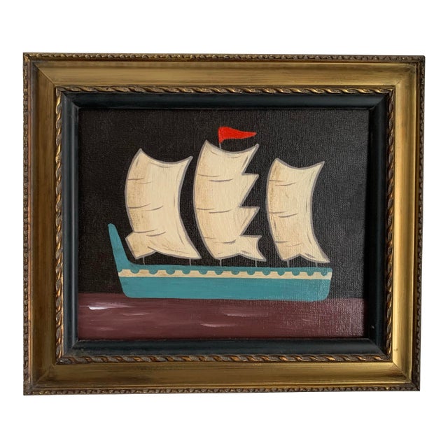 Contemporary Impressionist Style Seascape Painting on Canvas, Framed For Sale