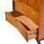 Wood Vladimir Kagan Style Mid Century Walnut Gentlemans Chest Highboy Dresser For Sale - Image 7 of 9