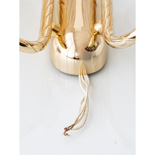 Gold Mid-Century Graniglia Glass Wall Sconce, Italy, 1960s For Sale - Image 8 of 10