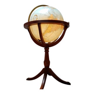 Replogle Mid-Century Heirloom Globe Lamp For Sale