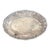 Vintage Hotel Silver-Tone Metal Platter For Sale