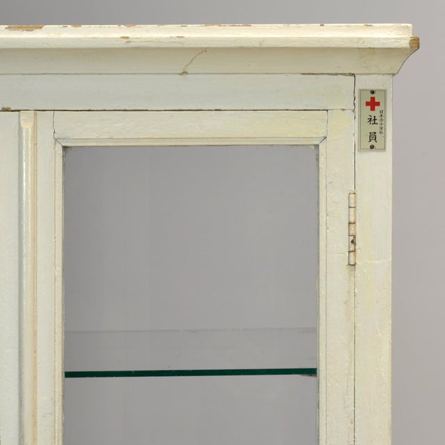 Wood Japanese Medical Display Cabinet, 1920s For Sale - Image 7 of 13
