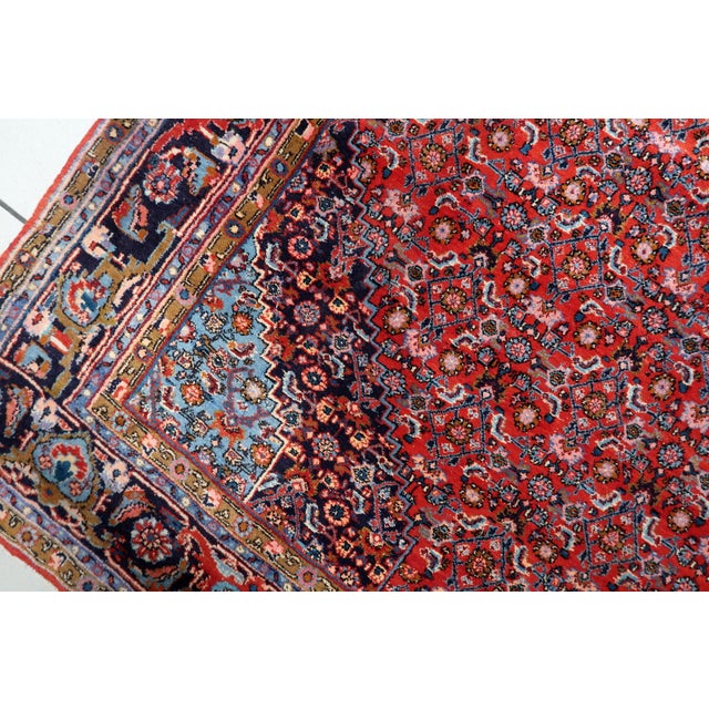 1920s, Antique Persian Bidjar Handmade Rug 7.5' X 10.11' For Sale - Image 9 of 15