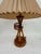 Wood Mid-Century Modern Wood Table Lamp With Pleated Shade For Sale - Image 7 of 10