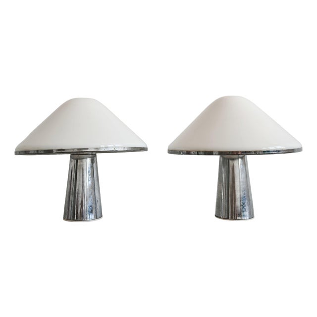 Elpise Table Lamps by Guzzini for Meblo, 1970s, Set of 2 For Sale
