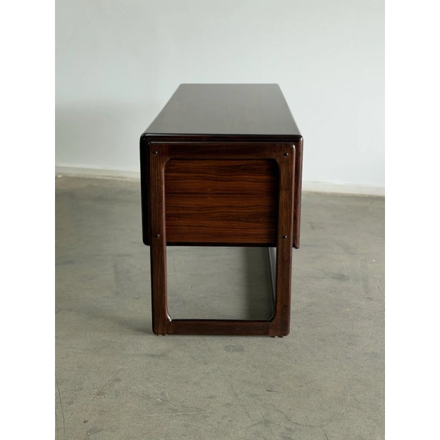 Mid-Century Modern Danish Rosewood Executive Desk – Floating Top For Sale - Image 10 of 18