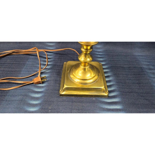 R.F. Harnett Floral Patterned Lampshade With Metal Base Lamp Issue No K-4067 For Sale - Image 4 of 11