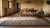 Striking Black-Yellow Forming Diamond in a Brown Background Color Antique American Hooked Rug For Sale - Image 14 of 15