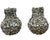 Pair of Vintage Italian Hand-Sculpted Floral Encrusted Ceramic Vases For Sale In West Palm - Image 6 of 12