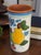 This Vintage Italian Majolica Glazed Terra-Cotta Utensil Holder or Wine Cooler is a colorful and charming addition to any...