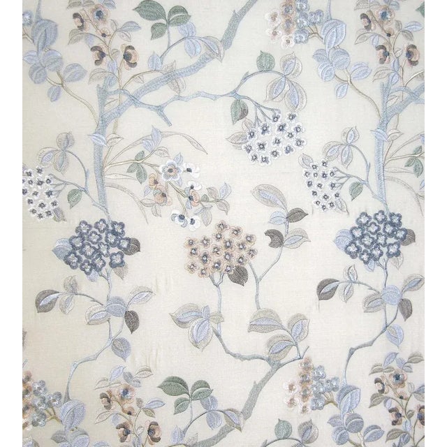 Traditional The House of Scalamandré Ortensia Fabric, Mist For Sale - Image 3 of 3