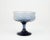 Vintage set circa 1970s set of 6 champange coupe in blue glass. Glass is blue gray in color and each coupe is a nice weight.