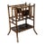 Antique British Colonial Magazine Rack, Bamboo & Lacquer, 1890s For Sale