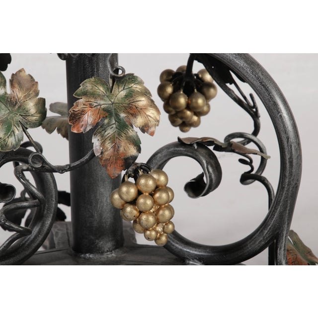 Wine Table in Wrought Iron, 1980 For Sale - Image 15 of 17