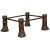 Contemporary Bronze Coffee Table Base with Large Hoof Feet & Brown Patina For Sale - Image 13 of 13