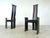 Postmodern High-Back Dining Chairs in the style of Vico Magistretti, 1970s, Set of 6 For Sale - Image 3 of 10