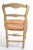 1950s French Country Carved Papercord Seat Chair For Sale - Image 9 of 13