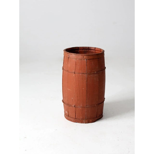 Antique Red Barrel For Sale - Image 13 of 13