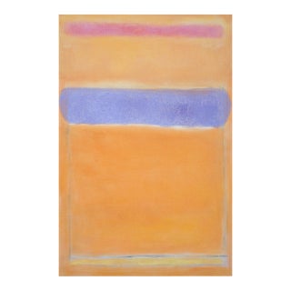 Rothko Surprise #188 Contemporary Abstract Minimalist Soft Warm Vibes Reverseable For Sale
