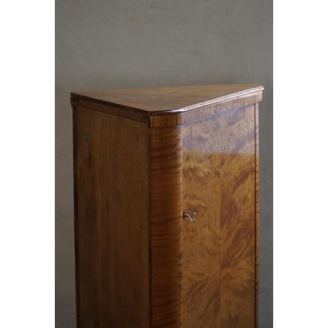 Swedish Modern Bar Cabinet in Birch by H. Westlund, 1930s For Sale - Image 11 of 18