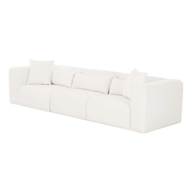 Tarra Cream Chenille Modular Sofa For Sale In Los Angeles - Image 6 of 6
