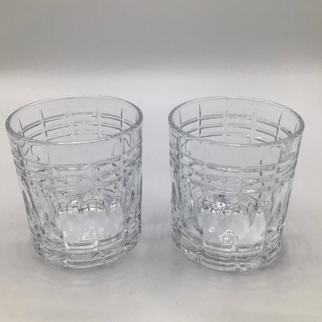 Stieff Pewter Serving Tray With Stainless Steel Bar Tool/Ice Bucket Set and 2 Cut Crystal Whisky Glasses-Set of 9 For Sale - Image 10 of 13